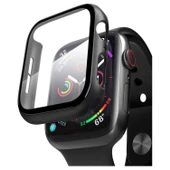 Apple Watch 44 Mm 360 Derece Koruyucu Kılıf Siyah thumbnail 4