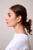 Kadın Gold Kuzey Yıldızı Earcuff ( TEKLİ ) - 5