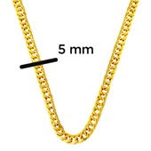 22 Ayar Gurmet Altın Zincir - 55 cm thumbnail 3