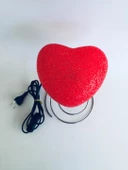Dekoratif Kırmızı Kalp Gece Lambası 20x16 cm - 2