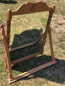 Vintage Oymalı Şifoniyer Aynası 74x102 cm - Dekoratif Standlı Ayna - 2