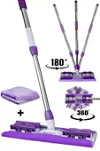 Tilbe Home Sihirli Teleskobik Mop Yedek Bez Hediyeli Yer Mopu Fayans Duvar Yüzey Temizlik Mikrofiber Paspas - 1