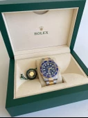 Rolex Submariner 41mm Altın Çelik Kordon Erkek Kol Saati 126613LB - 7