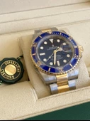 Rolex Submariner 41mm Altın Çelik Kordon Erkek Kol Saati 126613LB - 2