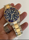 Rolex Submariner 41mm Altın Çelik Kordon Erkek Kol Saati 126613LB - 12