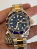 Rolex Submariner 41mm Altın Çelik Kordon Erkek Kol Saati 126613LB - 10