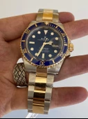 Rolex Submariner 41mm Altın Çelik Kordon Erkek Kol Saati 126613LB - 11