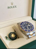 Rolex Submariner 41mm Altın Çelik Kordon Erkek Kol Saati 126613LB - 4