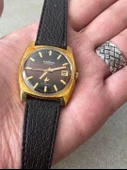 Pallas Adora 37 mm Deri Kordon Vintage Erkek Kol Saati 2. El - 1