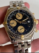 Breitling Chronomat 40mm Altın Çelik Kordon Erkek Kol Saati B13048 2. El thumbnail 9