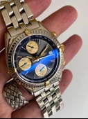 Breitling Chronomat 40mm Altın Çelik Kordon Erkek Kol Saati B13048 2. El thumbnail 2