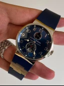 Ulysse Nardin 263-66 41mm Kauçuk Kordon Erkek Kol Saati 2. El thumbnail 10
