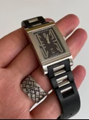 Bvlgari Rettangolo Kauçuk Kordon Erkek Kol Saati RT45S 2. El thumbnail 8