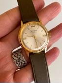 GUB Glashütte 03758 Altın Kaplama Vintage Kurmalı Kol Saati 36mm - 3
