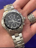 Tag Heuer Aquaracer CAF2110 Çelik Kordon Erkek Kol Saati 2.El - 1