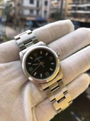 Rolex Oyster Perpetual Safir Cam Çelik Kol Saati 30 mm Unisex - 9
