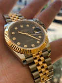 Rolex 126333 Datejust Altın Çelik Pırlantalı Kol Saati - 4