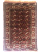 ANTİK İRAN TÜRKMEN EL DOKUMASI YÜN HALI 145x104cm 1.5m2 - 2