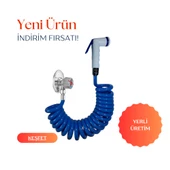 Plasyay Spiral Şattaf (Bide) Başlıklı Wc Taharet Matik 1/2 Rekor Bağlantılı Setler - 2