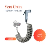 Plasyay Spiral Şattaf (Bide) Başlıklı Wc Taharet Matik 1/2 Rekor Bağlantılı Setler - 4