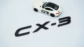 DK Tuning Mazda CX-3 Yeni Nesil Siyah ABS 3M Bagaj Yazı Logo - 4