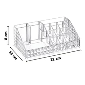Piev Bölmeli Kristal Diamond Kozmetik Ürün Düzenleyici - 2