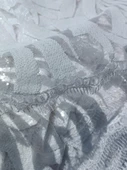 Pullu Nakışlı Beyaz Dantel Abiyelik Gelinlik Tül Kumaş 1,30x30m - 3