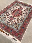 El Dokuma İpek Yün İran Tebriz Halı 218x148cm 004 - 3