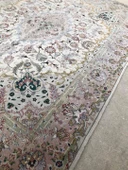 El Dokuma İpek Yün İran Tebriz Halı 210x150cm 002 - 4