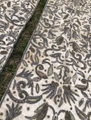 El İşi Otantik İşlemeli Boncuklu Taşlı Kadife Masa Koltuk Örtüsü Takımı 5 Parça 004 - 5
