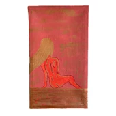 Kadın Nü Yağlı Boya Kanvas Tablo 70x40cm thumbnail 1