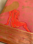 Kadın Nü Yağlı Boya Kanvas Tablo 70x40cm thumbnail 5