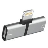 POWERMASTER IPHONE LIGHTNING ŞARJ VE KULAKLIK ÇEVİRİCİ ADAPTÖR JACK - 1