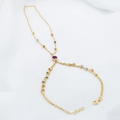 14 Ayar Top Altınlı Şahmeran Bileklik thumbnail 7