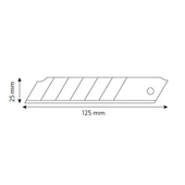 VIP-TEC 25mm Profesyonel Maket Bıçağı Yedeği Yerli Üretim - 2