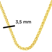 14 Ayar Mariner Altın Zincir - 60 cm thumbnail 5