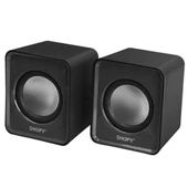 Snopy SN-66 1+1 USB Hoparlör 3W Siyah - 3