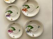 Herend 734 El Boyama Çiçek Desenli Fincan Tabağı 14,5cm 6 Parça - 4