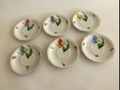 Herend 734 El Boyama Çiçek Desenli Fincan Tabağı 14,5cm 6 Parça - 3