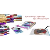 70x110 Lavanta Kokulu Vakumlu Saklama Torbası Vakumlu Hurç - 4