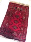 Afgan El Dokuma Kilim Seccade 130x73 - Yaşlı Halı Seccade - 2