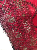 Afgan El Dokuma Kilim Seccade 130x73 - Yaşlı Halı Seccade - 6