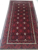 +40 YILLIK ANTİK İRAN BALUCH EL DOKUMASI YÜN HALI 255x135cm 3.39m2 - 2