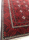 +40 YILLIK ANTİK İRAN BALUCH EL DOKUMASI YÜN HALI 255x135cm 3.39m2 - 9