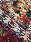 Meryem Ana - İsa Desenli El Dokuma Kilim Halı  114x187 cm - 9