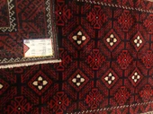 +40 YILLIK ANTİK İRAN BALUCH EL DOKUMASI YÜN HALI 255x135cm 3.39m2 - 11