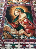 Meryem Ana - İsa Desenli El Dokuma Kilim Halı  114x187 cm - 3