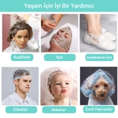 Esnature Tek Kullanımlık Naylon Duş Bonesi 50 Adet - 7