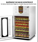 Dalle Dijital, Paslanmaz Gıda ve Meyve Kurutma Makinesi 32 Tepsili - 2