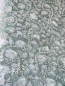 3D Çiçek İşlemeli Dantelli Elbise Kumaşı Yeşil 130cm x 11m thumbnail 2